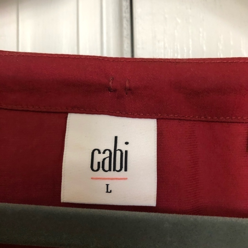 CAbi Drawstring Neckline Shell - Picture 3 of 5